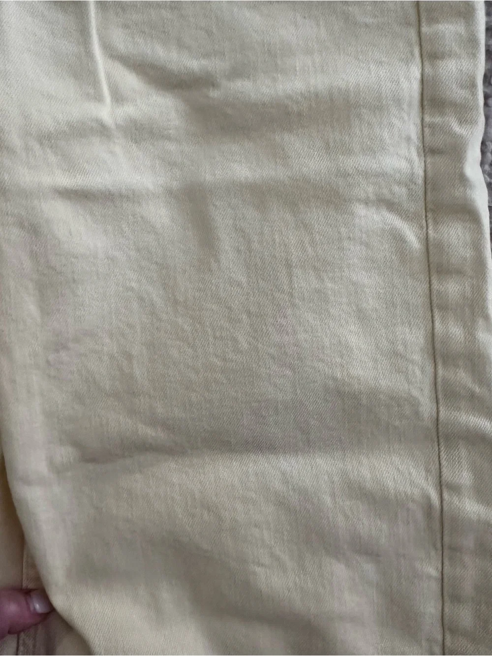 Old Navy Extra High-Rise Sky-Hi Wide Leg Yellow Jeans size 4P